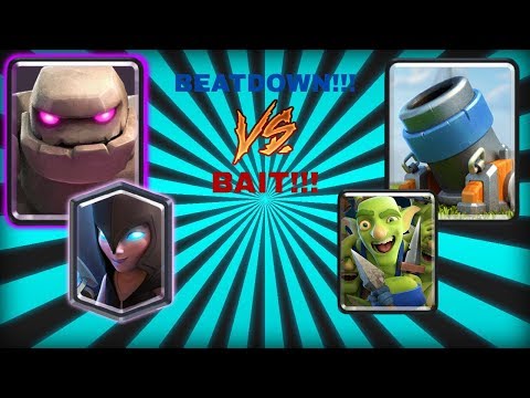Golem Beatdown Vs Mortar Bait [Who Will Win?] - Clash Royale