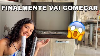 VAMOS TRANSFORMA UM ARMÁRIO VELHO EM NOVO | COMPRAMOS TUDO😳😱