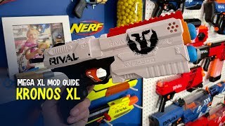 Modding the Nerf Rival Kronos to fire MEGA XL (Kronos XL)