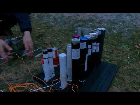 Singleshot Testschießen T1 und T2 beim Großfeuerwerker Lehrgang an der Dresdner Sprengschule