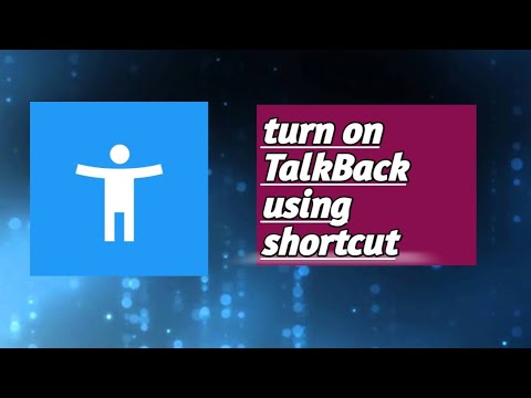 how to turn on talk back using volume up and down keys in Android!