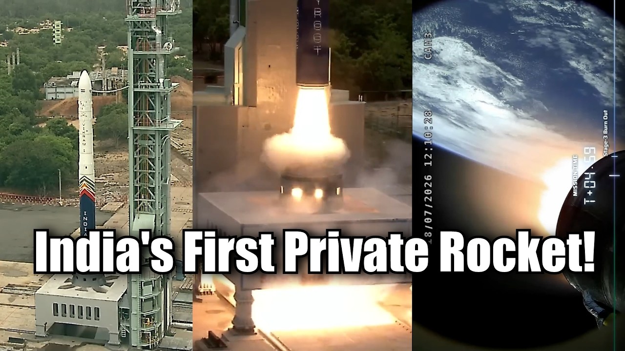 Skyroot Launches India's First Private Rocket... Successfully