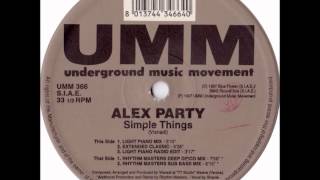 Alex Party - Simple Things (Rhythm Masters Deep Disco Mix)