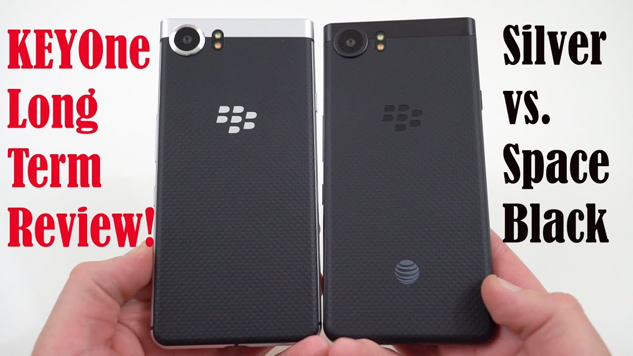 Blackberry KEYOne 6 Months Later: Silver vs Space Black!