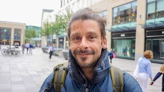 Video: Ed, Cardiff, ex-partner walked out with children, leaving him homeless for 7 years 'in hellfire' - Invisible People
