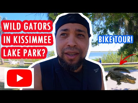 Riding my electric bike with Go Pro in kissimmee Lakefront Park 2023