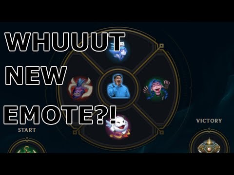 LEAGUE OF LEGENDS NEW EMOTE 2019?!