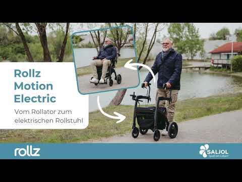 Rollz motion Electric - So einfach wird ein Rollator zum elektrischen Rollstuhl
