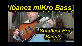 Video thumbnail for Ibanez MiKro GSRM20 Bass by Progressive Guitar Studio