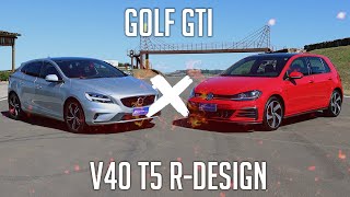 Comparativo: Golf GTI x V40 T5 R-Design