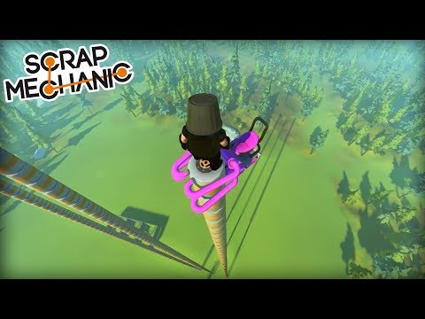 Pole Climbing Challenge but AUTOMATED! (Scrap Mechanic Gameplay)