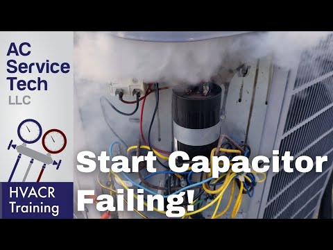 The Main Reason Why Start Capacitors Fail in HVAC Units! This Cap Blows Out!