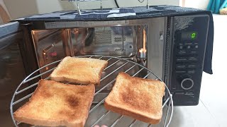 How To Toast Bread in Microwave Oven | Oven Hacks | How To Roast Bread in Microwave Oven