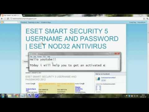 Eset Nod32 Free Username And Password Login Information ...