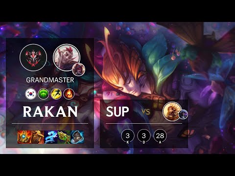 Rakan Support vs Leona - KR Grandmaster Patch 11.11