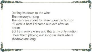 Justin Rutledge - The Wire Lyrics