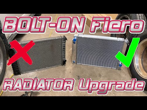 Upgrade or Replace Fiero Radiator: BOLT ON How To!
