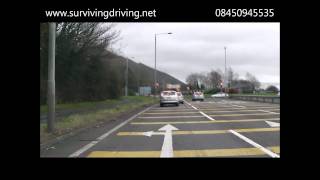 preview picture of video 'Positioning - Baglan roundabout - A48 onto Pentwyn Rd.wmv'