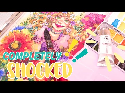 I Am Shocked by these Watercolors! MaimeriBlu Watercolor Fieldtest