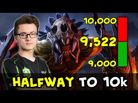Miracle reached 9500 MMR — halfway to 10k