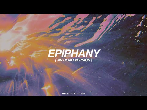Epiphany (Jin Demo Version) | BTS (방탄소년단) English Lyrics