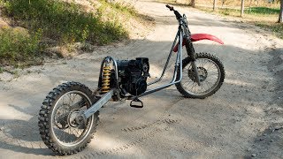 A Snowmobile Powered Mountain Scooter?!