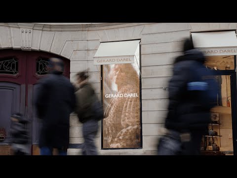 Phocea Media x Gérard Darel - écran LED transparent