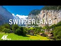 FLYING OVER SWITZERLAND (4K UHD) - RELAXING M ..