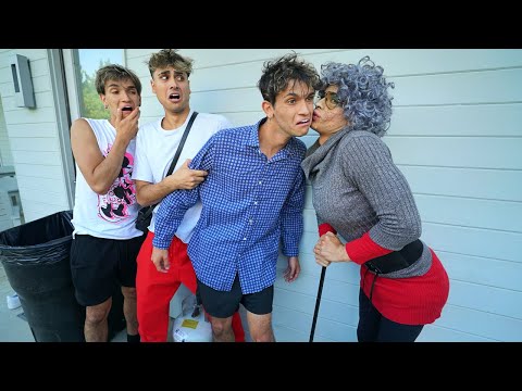 ANGRY GRANDMA TRIES TO DATE OUR BROTHER!