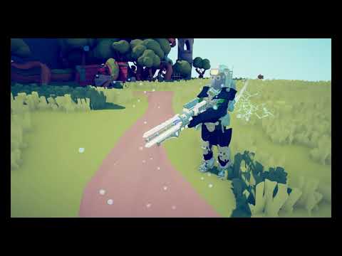 RAILGUN DETROYS SPACE AND TIME - Totally Accurate Battle Simulator