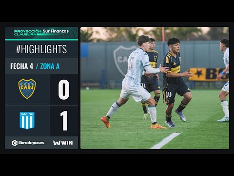 BOCA 0 - 1 RACING I Resumen del partido I #TorneoProyección Sur Finanzas Clausura