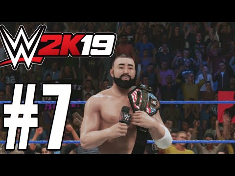 WWE 2K19 My Career Gameplay Walkthrough Part 7 - DEFENDING THE BELT! (Let's Play Commentary)