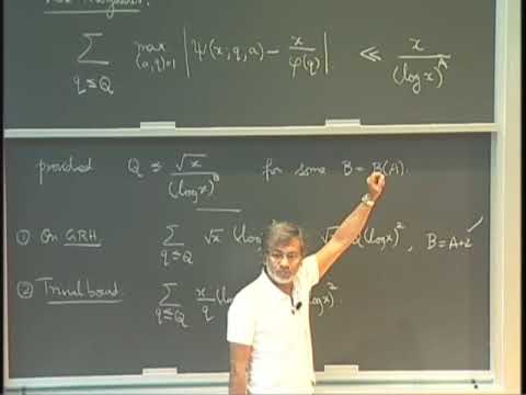 The Bombieri-Vinogradov theorem (3/6) Kannan Soundararajan (Stanford) [2015]