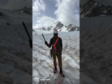 Glacier travel best practices.