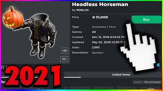 BUYING HEADLESS HORSEMAN (31K ROBUX)