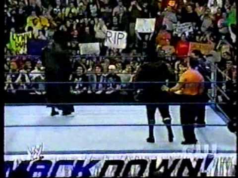 The Undertaker vs Mark Henry and Matt Striker