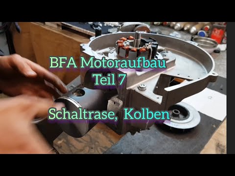 BFA Motoraufbau Teil 7 (Schaltraste, Kolben)
