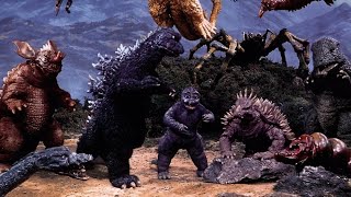 All Godzilla monsters 1954 - 2024