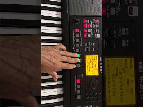New Korg EK50 CSA keyboard factory rhythms part 1