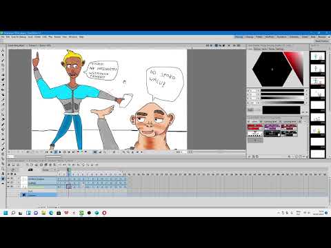 OpenToonz 1.5 - how to duplicate drawings - English tutorial (2022)