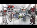 Transformation Of 5 Aircraft Transformation Of 5 Metal Hero Robots Mecha Gimmick Space Sheriff