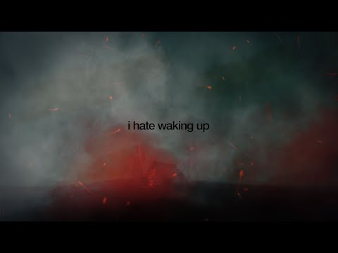 Powfu - i hate waking up (Official Lyric Video)