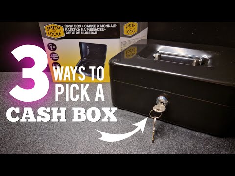 Cash box picked open 3 different ways #lockpicking #locksport