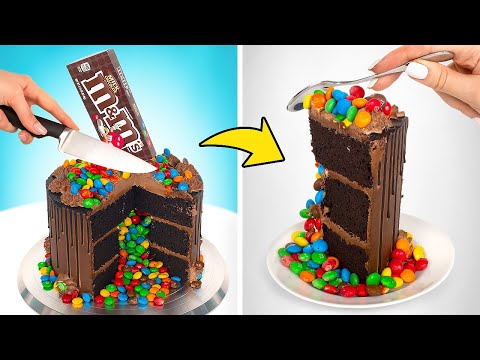 Cocinando un increíble pastel con  M&Ms