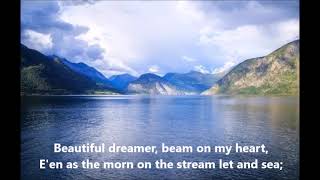 Slim Whitman - Beautiful Dreamer (with lyrics)