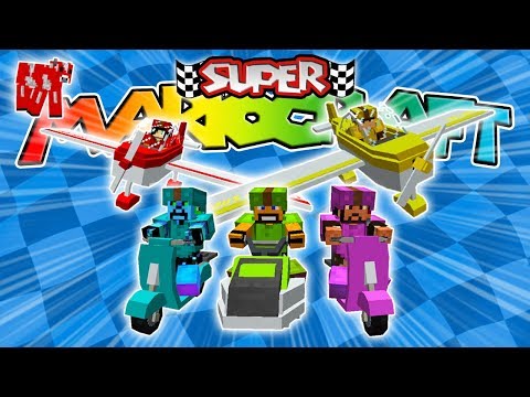 TERRA, ARIA E ACQUA: GARA DI TRIATHLON - Super Mario Craft[ITA]