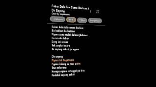 Download lagu Cover by meydarahma || Sabar dulu tak cuma badiam X oh sayang mp3 Download lagu Cover by meydarahma || Sabar dulu tak cuma badiam X oh sayang mp3