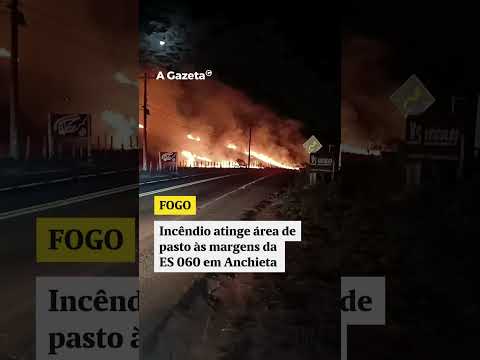 Incêndio em área de pasto atinge bairro São Geraldo em Cachoeiro de Itapemirim  #shorts #noticias