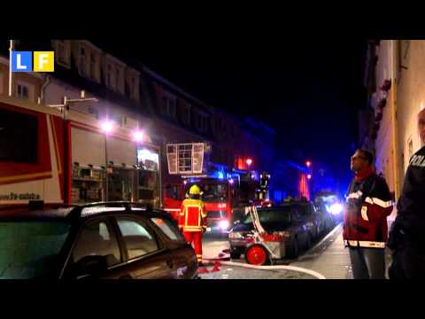 Brand in historischem Gebäude in Oschatz