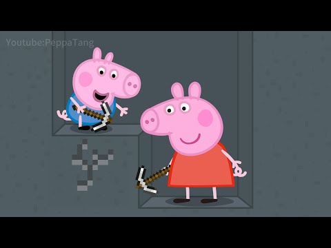 Peppa Pig vs Zombies in minecraft - All Part 25